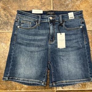 Judy Blue High Rise Denim Shorts LG NWT